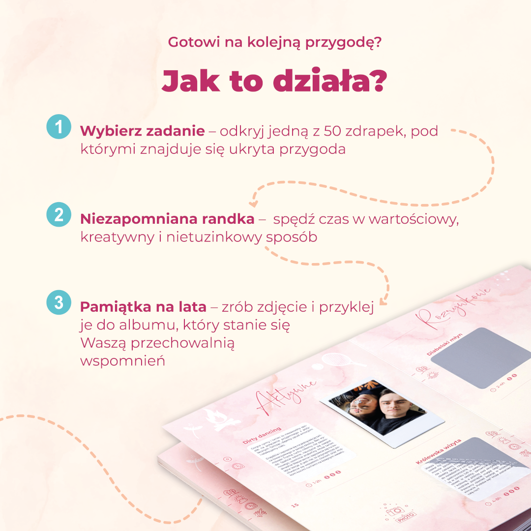 Album dla par z 50 zdrapkami