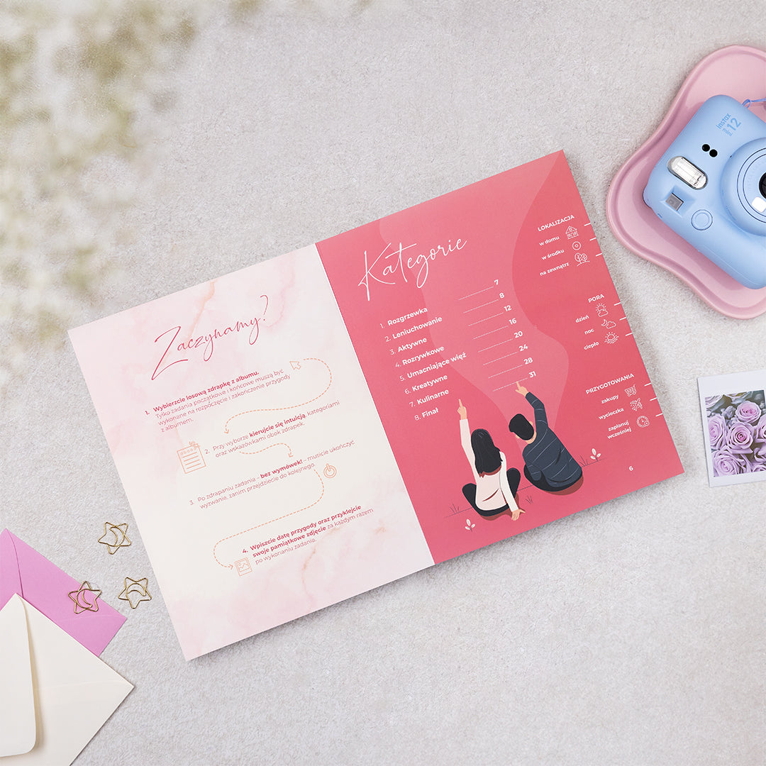 Album dla par z 50 zdrapkami