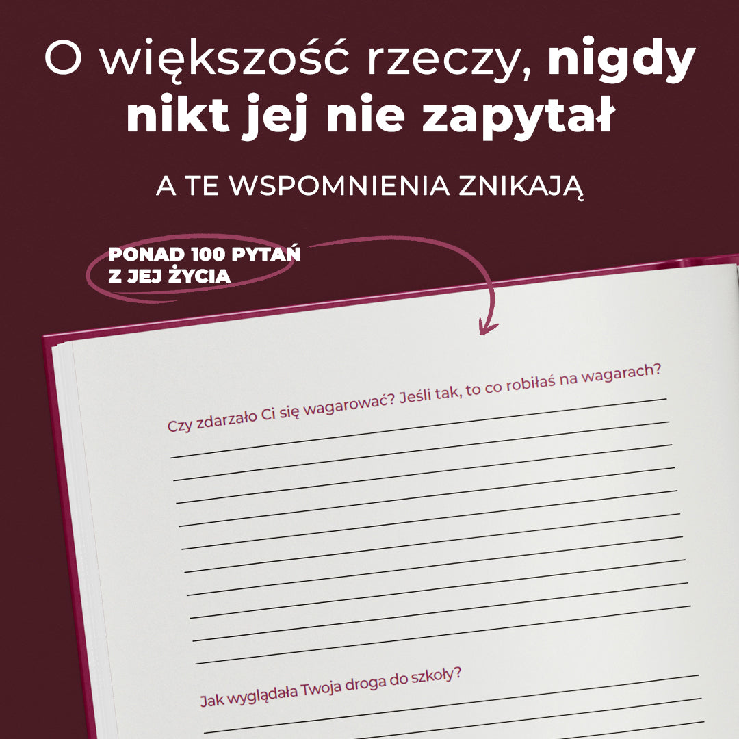 Twoja Historia - rodzinny pamiętnik Mamy