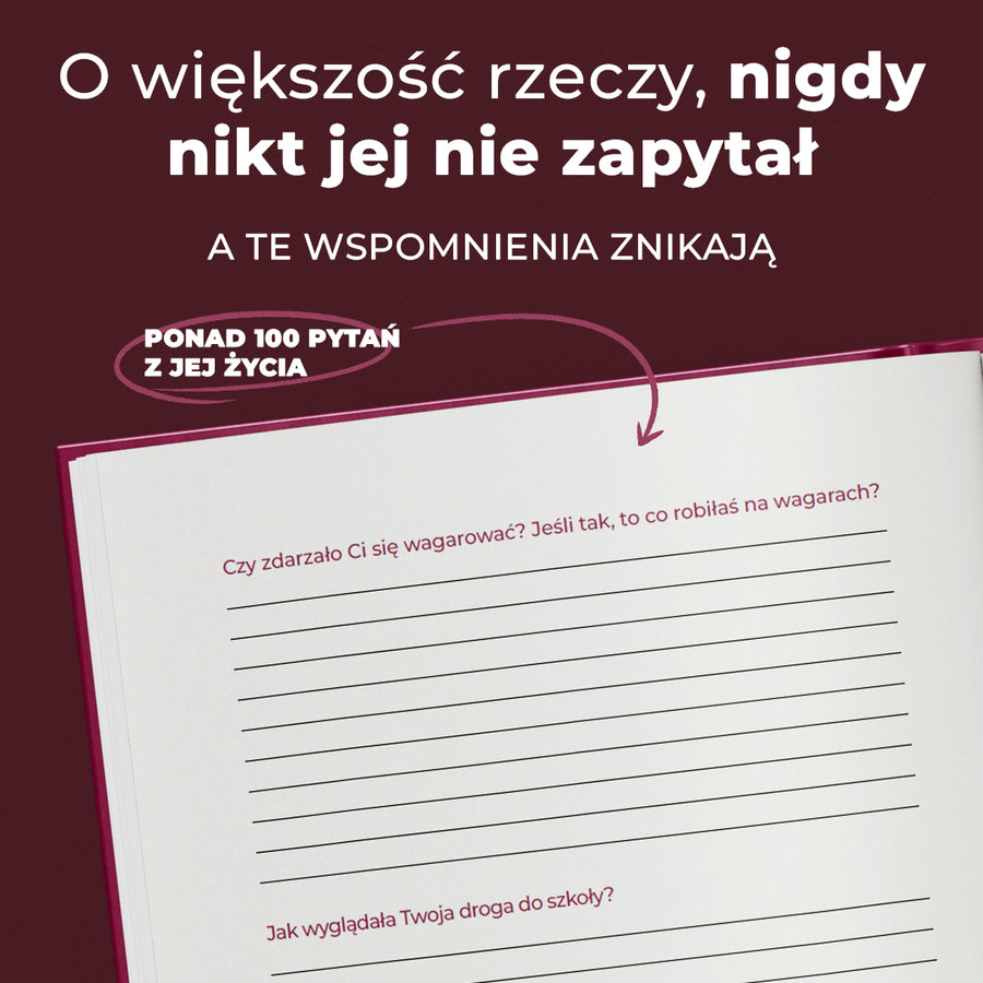 Twoja Historia - rodzinny pamiętnik Mamy