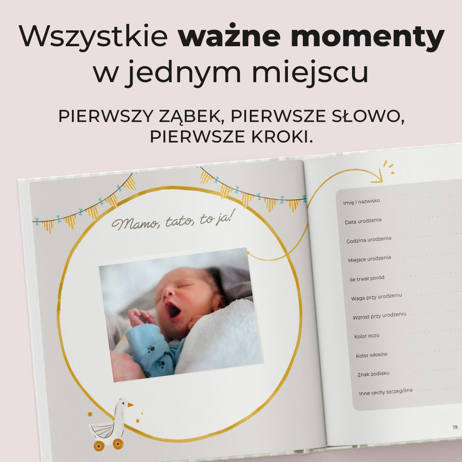 Mój Pierwszy Rok - album pierwszego roku dziecka